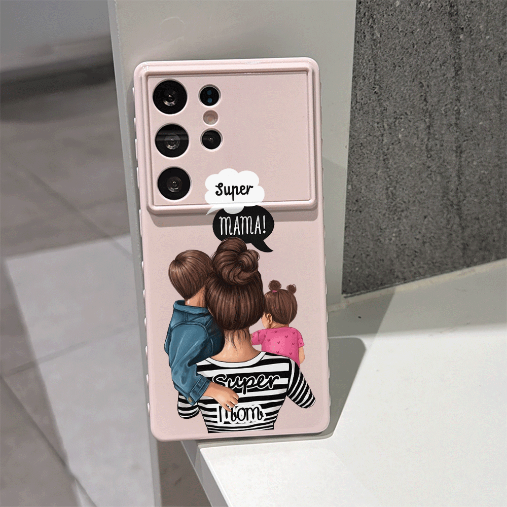 Phone Cases Girls - เคสโทรศัพท์แฟชั่นน่ารักสำหรับครอบครัว สาว หนุ่ม ซุปเปอร์แม่ สำหรับ Xiaomi