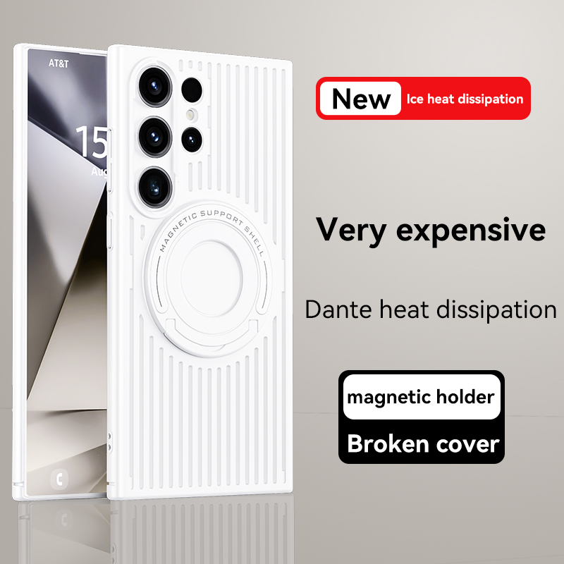 Heat Dissipation Case - เคสระบายความร้อนแบบรูรังผึ้งสำหรับ Magsafe สำหรับ Samsung S25 S24