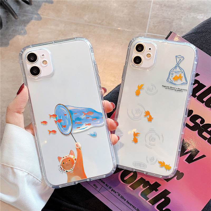 Apple Iphone 16 - เคสโทรศัพท์ลายปลาสวยงาม สำหรับ iPhone 14 16 15