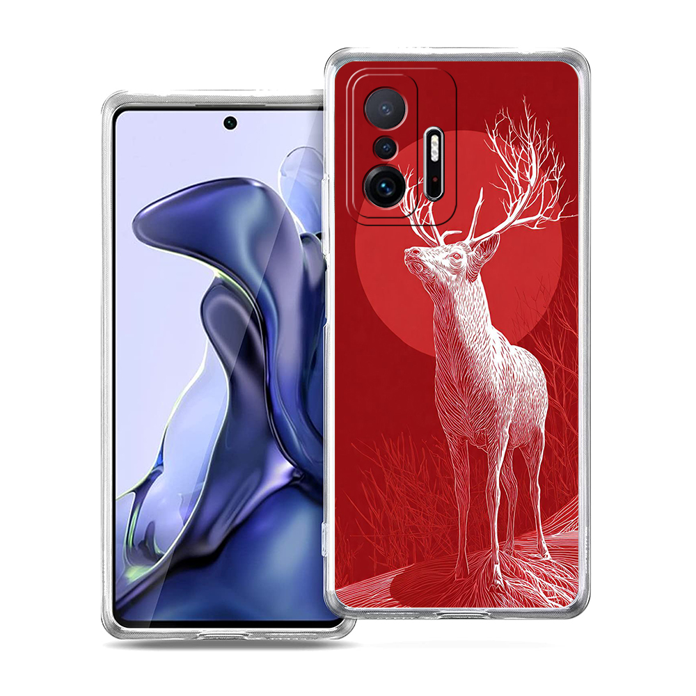 Phone Cases Red Deer - เคสโทรศัพท์โปร่งใสสำหรับ Xiaomi Mi 17 15 14