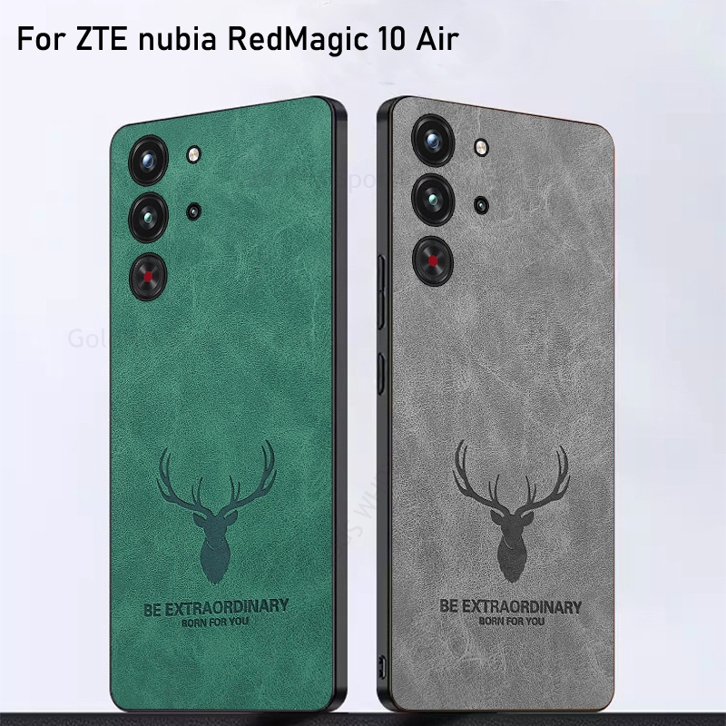 Phone Cases Red Deer - 3Dการ์ตูนElk Deer HeadหนังสําหรับZTE Nubia RedMagic 10
