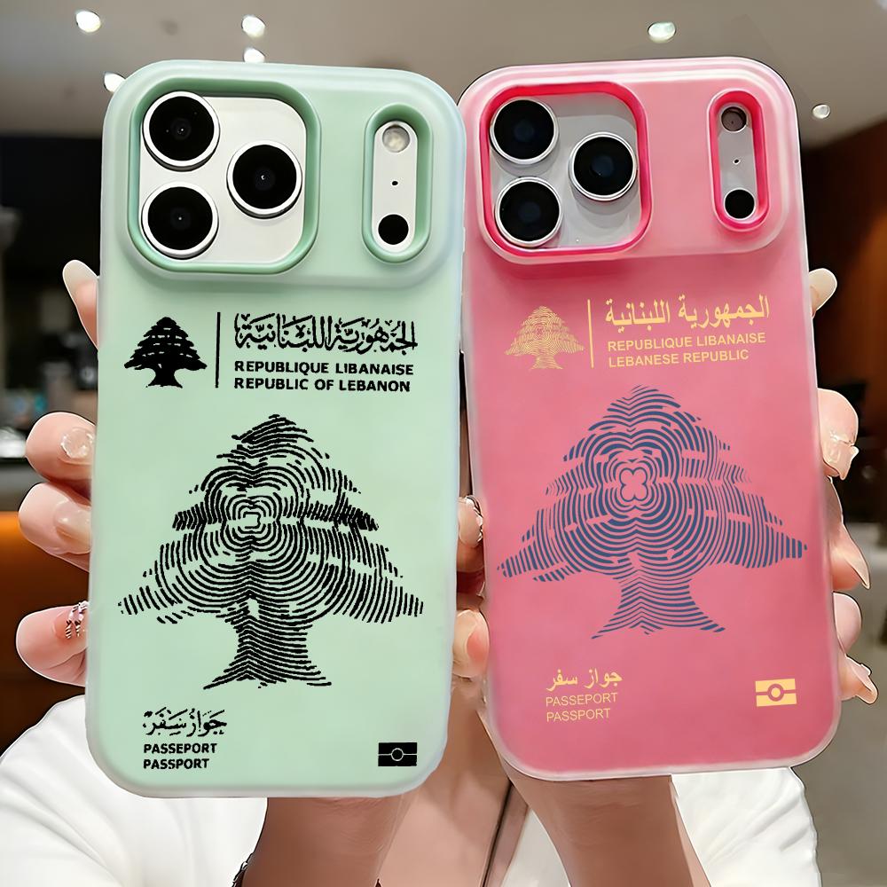 Phone Cases Lebanon - เคสโทรศัพท์ลายแฟชั่นเลบานอน สำหรับ iPhone 17 16 15