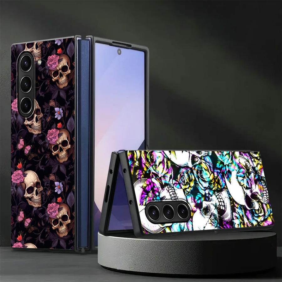 Phone Cases Z Fold 7 - Skull Art สําหรับ Samsung Galaxy Z