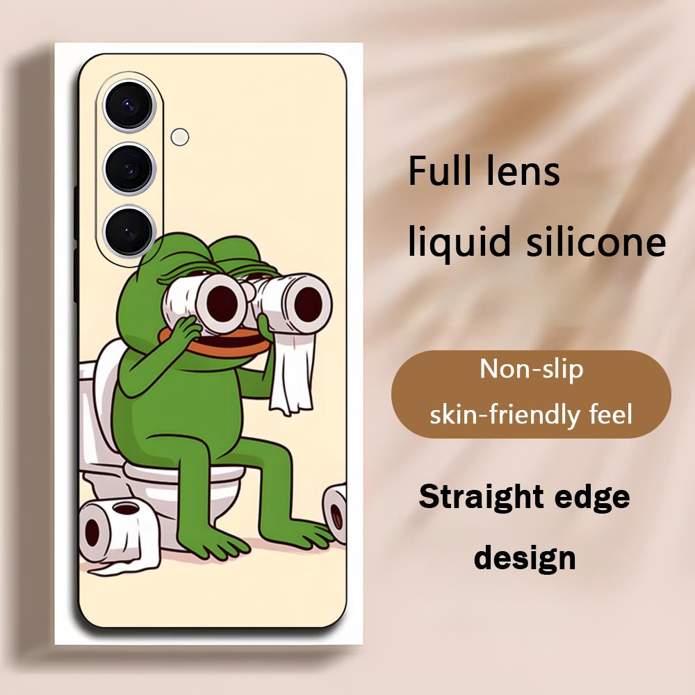 Phone Cases Samsung S25 - ซัด เปเป้กบวาดเคสโทรศัพท์สุดเท่สำหรับซัมซุงกาแล็คซี่ S25 S24 S23 S22
