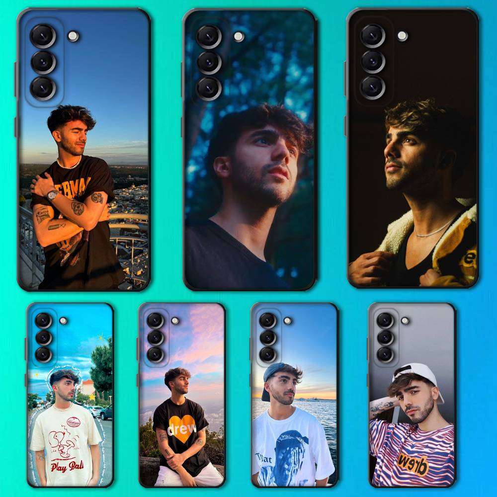 Phone Cases Youtube - Federico Vigevani YouTuberเคสโทรศัพท์สําหรับSamsung Galaxy A13,A21s,A22,A31,A32,A52, a53,A71,A80,เปลือกสีดํานุ่ม