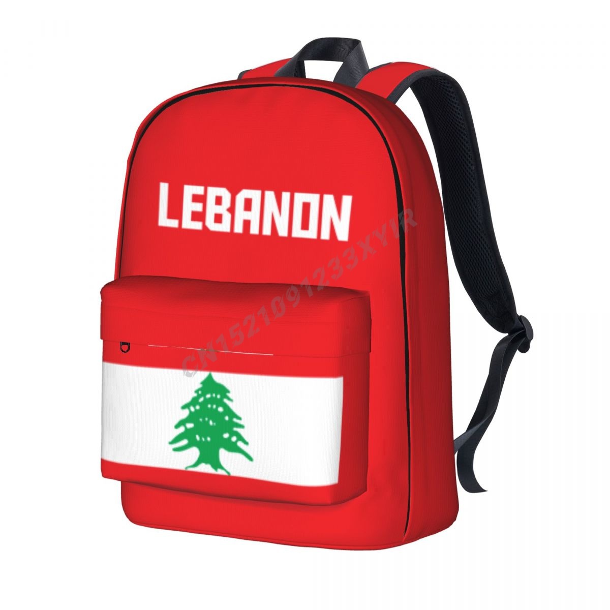 Phone Cases Lebanon - กระเป๋าเป้สะพายหลัง unisex เลบานอน Flag1 Stitch กระเป๋านักเรียน