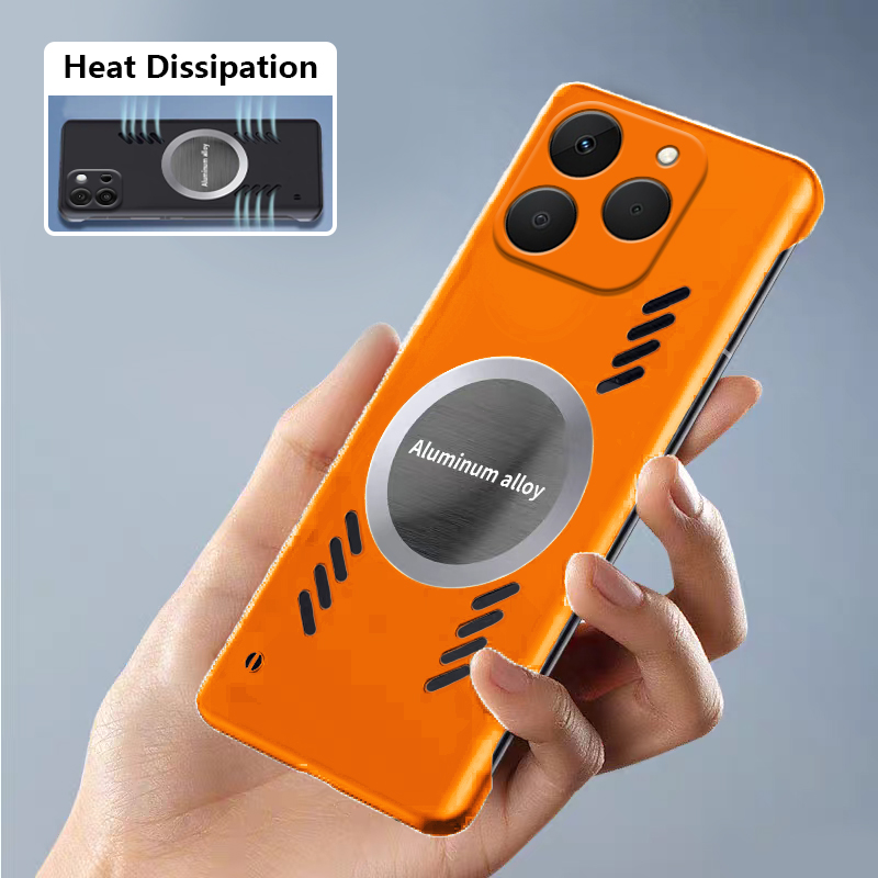 Heat Dissipation Case - เคส Biruiqu สำหรับ Realme 15T แบบไร้ขอบ
