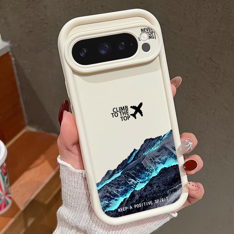 Phone Cases Google Pixel 10 Pro - เคสโทรศัพท์ลายภูเขาหิมะเครื่องบิน สำหรับ Google Pixel 10 9