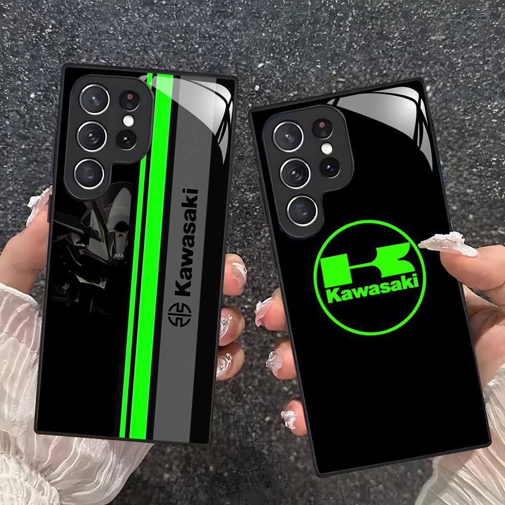 Phone Cases Samsung S25 - เคสโทรศัพท์มือถือลายมอเตอร์ไซค์ Kawasaki สำหรับ Samsung S26 S25