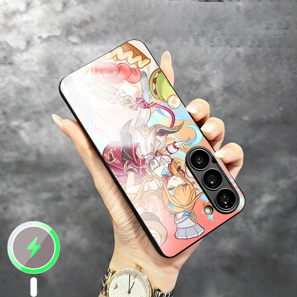 Phone Cases Girls - เคสโทรศัพท์ลายการ์ตูนสาวน่ารักจากเกม Genshin Impact รุ่น Escoffier สำหรับ