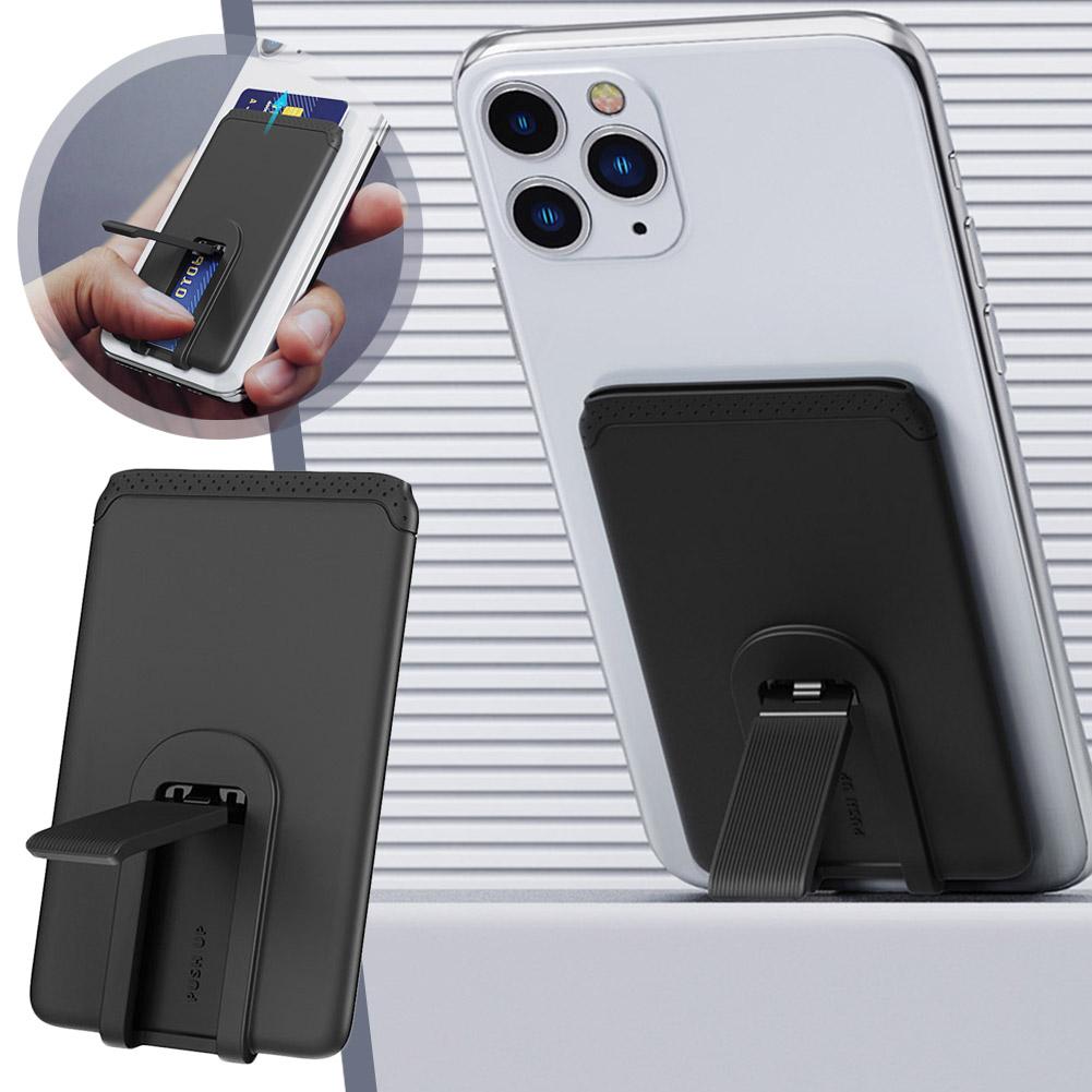 Phone Cases That Hold Cards - ที่ใส่บัตรโทรศัพท์ซิลิโคน - กระเป๋าสติกเกอร์แบบมีกาวพร้อมขาตั้งโทรศัพท์มือถือ, ที่ใส่บัตรเครดิตแฟชั่นสำหรับไอโฟน ซัมซุง