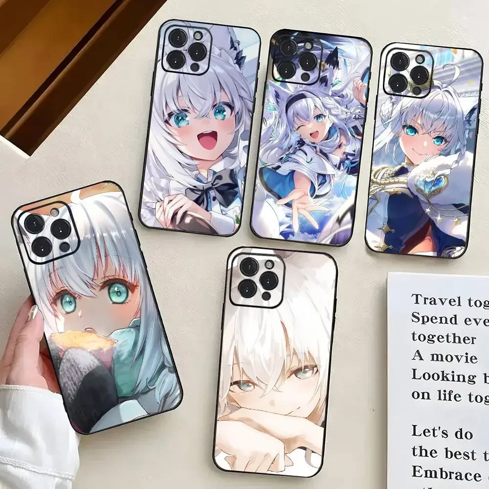 Phone Cases Youtube - เคสโทรศัพท์ลาย Shirakami Fubuki จาก Virtual Youtuber