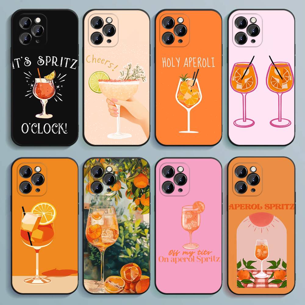 Phone Cases Quirky - เคสโทรศัพท์ลาย Aperol Funny Spritz สำหรับ iPhone