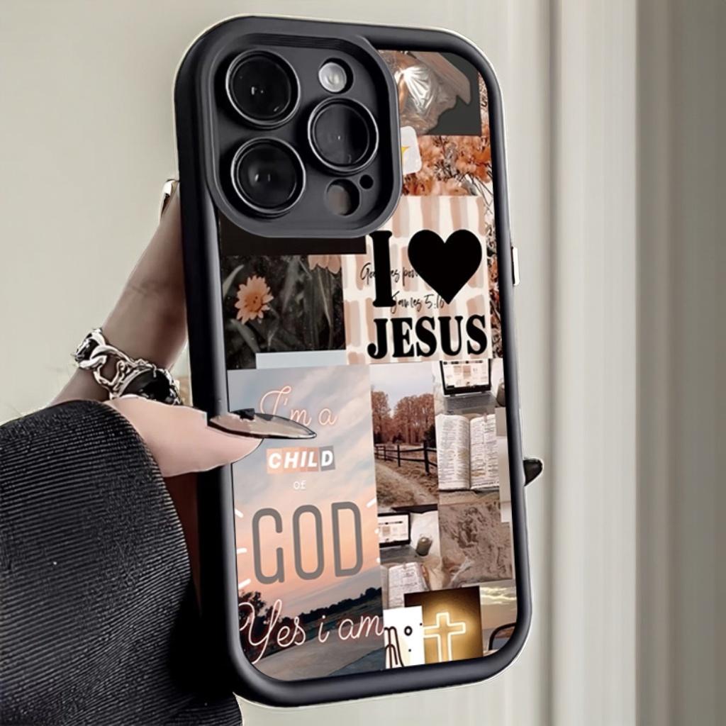 Phone Cases Arc - พระเยซูCollageรูปแบบหนากันกระแทกสําหรับiPhone 16 Pro Max 16 15