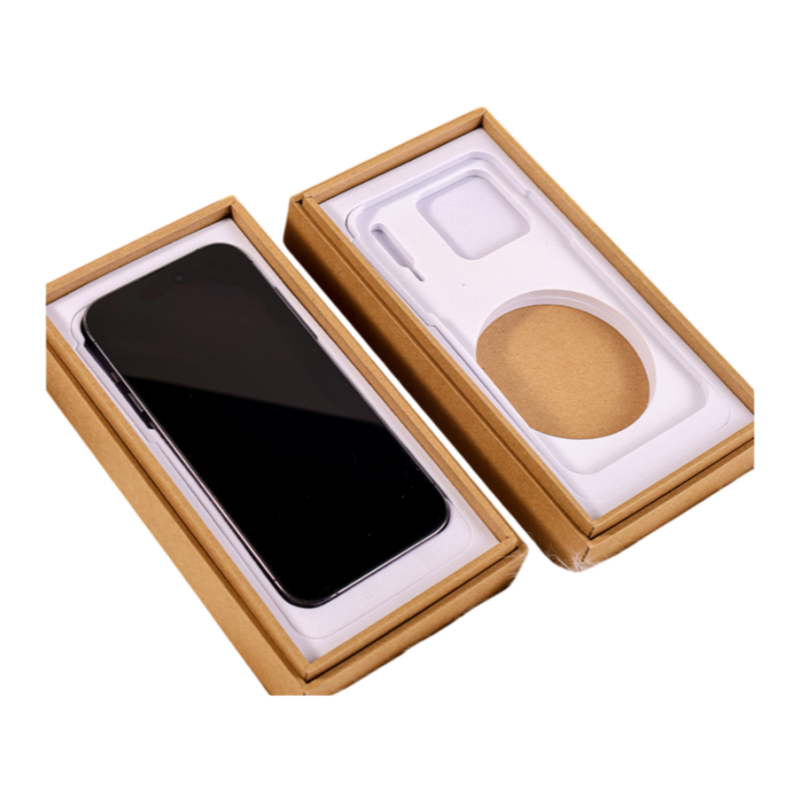 Phone Cases Recycling - กล่องกระดาษคราฟท์รีไซเคิลแบบยูนิเวอร์แซล 10 ชิ้น สำหรับใส่เคสมือถือ พร้อมช่องใส่การ์ดและถาด a18