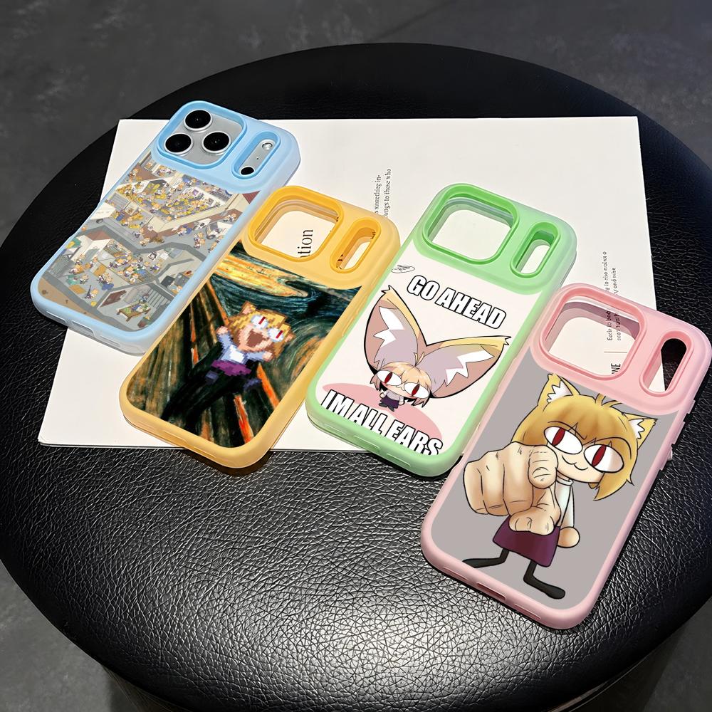 Phone Cases Arc - เคสโทรศัพท์ Neco Arc ลายตลกน่ารักแบบ 2-in-1 ถอดแยกได้