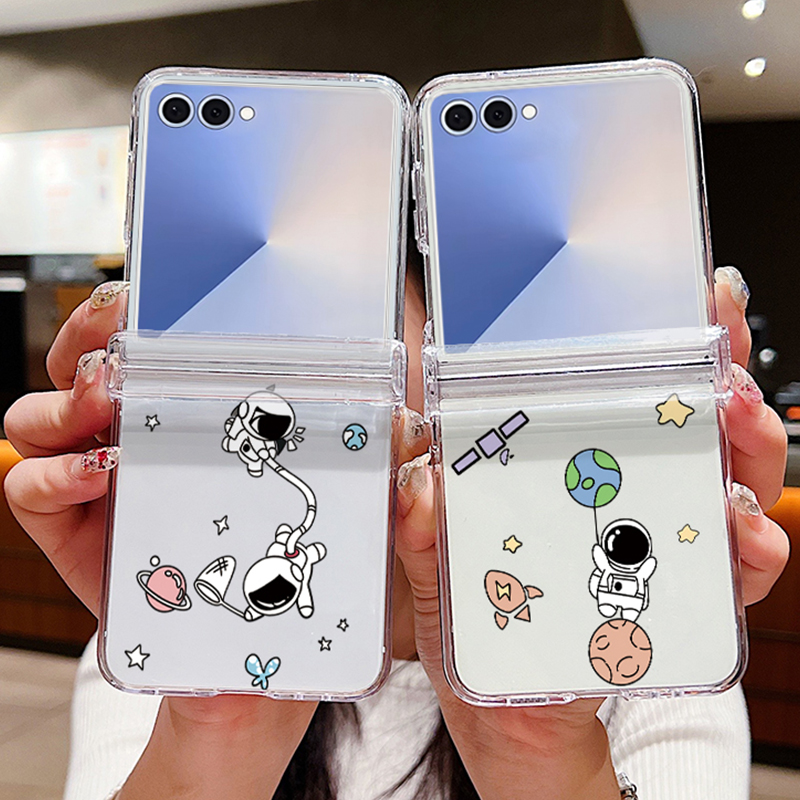 Phone Cases Z Fold 7 - รูปแบบนักบินอวกาศพับเคสโทรศัพท์สําหรับ Samsung Galaxy Z Flip 7