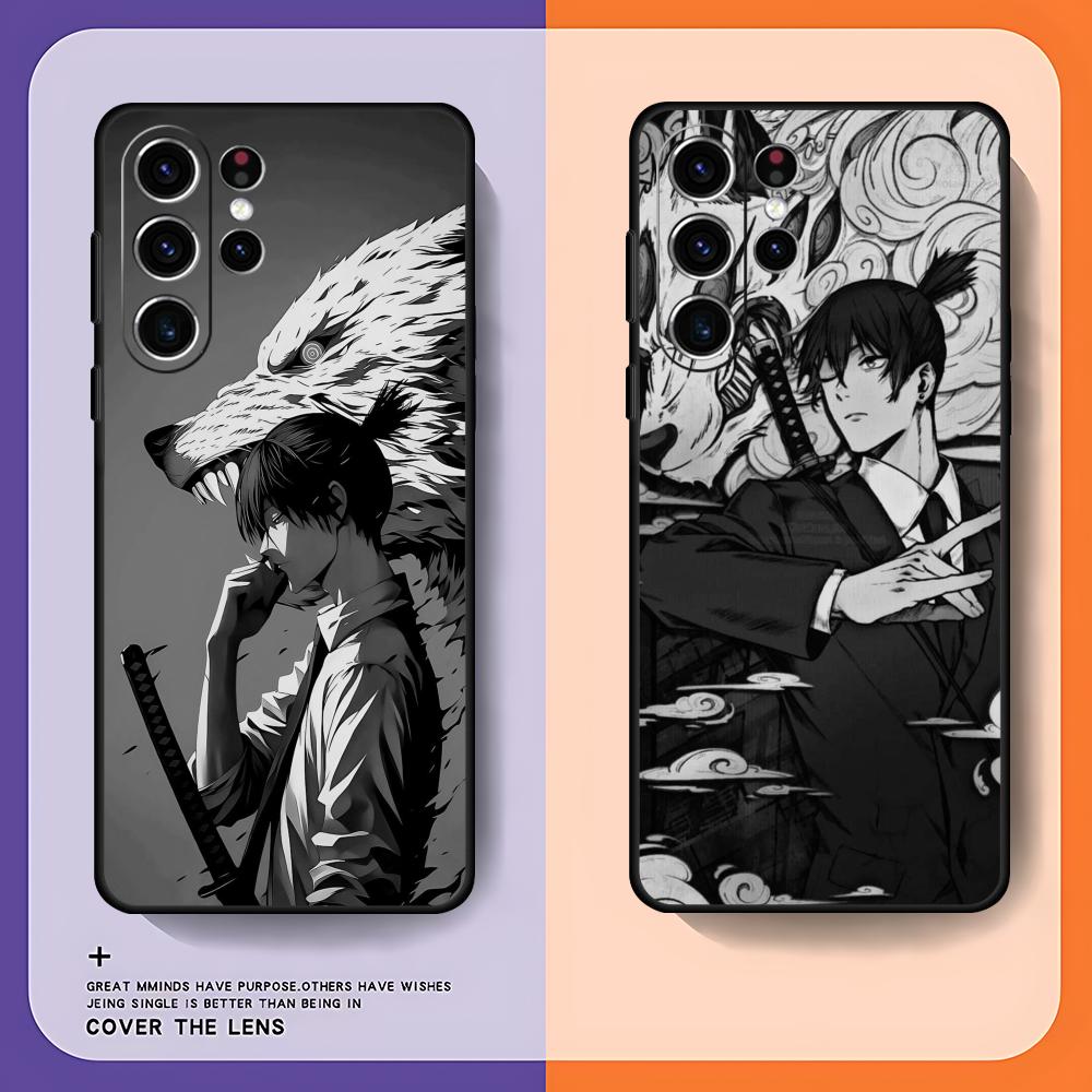 Phone Cases Samsung S25 - เคสโทรศัพท์ Chainsaw Man อาคิ ฮายากาวะ สำหรับ