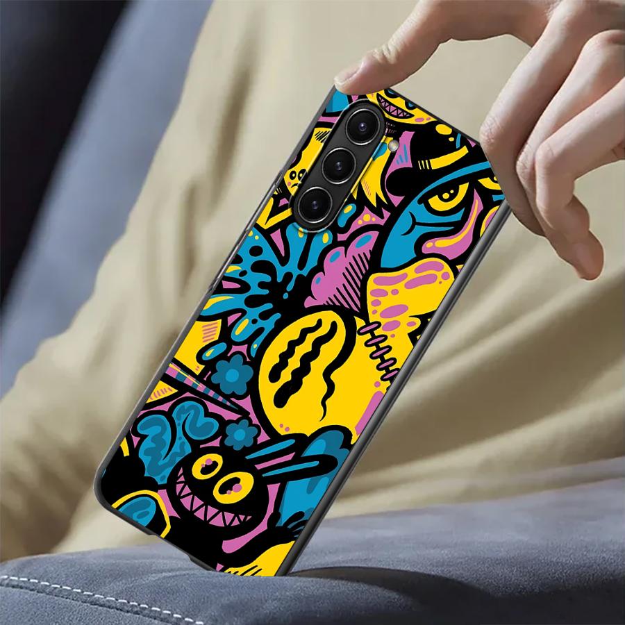 Phone Cases Designer - การ์ตูน Graffiti Design สําหรับ Samsung Galaxy