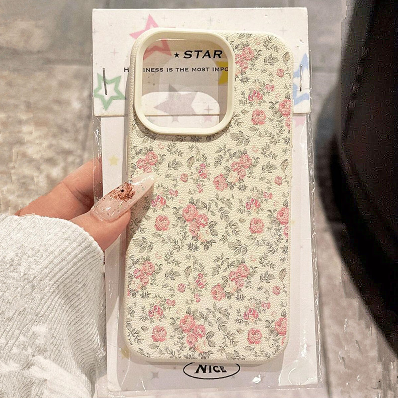Phone Cases Girls - เคสโทรศัพท์ลายดอกไม้สีขาวน่ารักสำหรับ iPhone 17 Pro Max 16