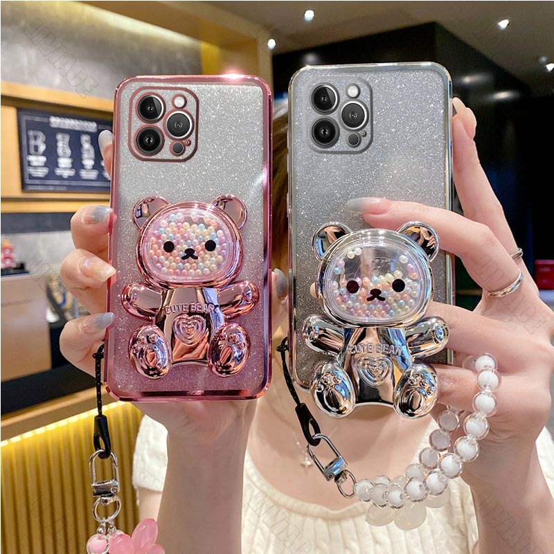 สายคล้องดอกไม้หมีผู้ถือโทรศัพท - Phone Cases Arc บทวิจารณ์และราคา