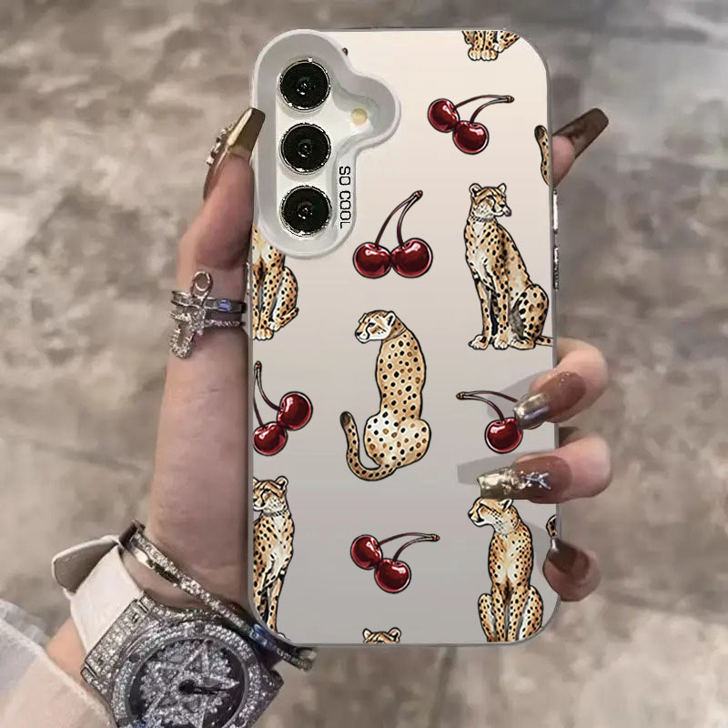 เคสโทรศัพท์ลายเชอร์รี่เลอพาร์ด - Phone Cases Designer บทวิจารณ์และราคา