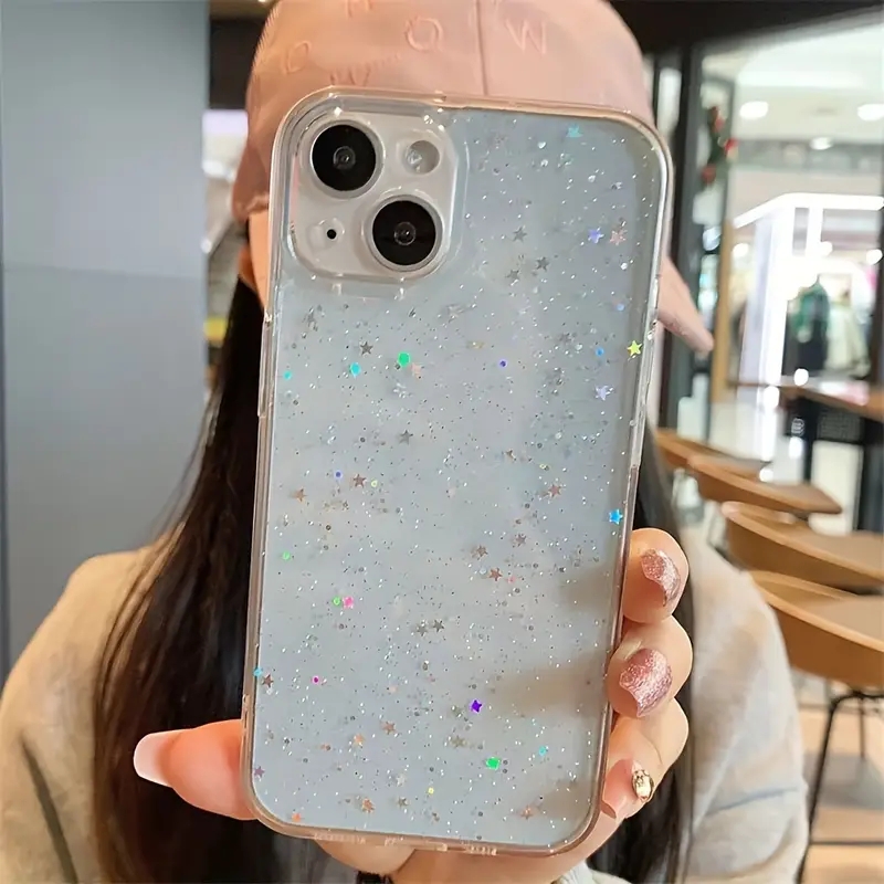 เคสใสแบบนิ่ม TPU ประดับกลิตเตอ - Phone Cases Arc บทวิจารณ์และราคา