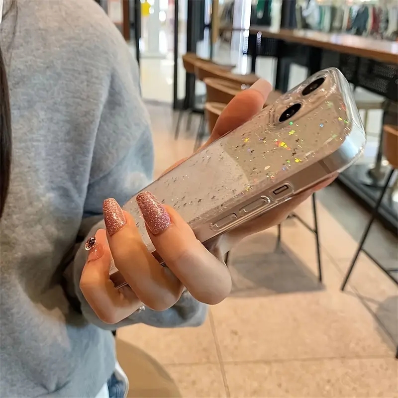 เคสใสแบบนิ่ม TPU ประดับกลิตเตอ - Phone Cases Arc บทวิจารณ์และราคา