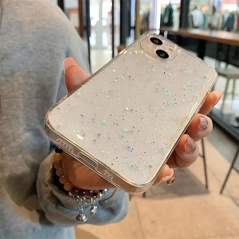 เคสใสแบบนิ่ม TPU ประดับกลิตเตอ - Phone Cases Arc บทวิจารณ์และราคา