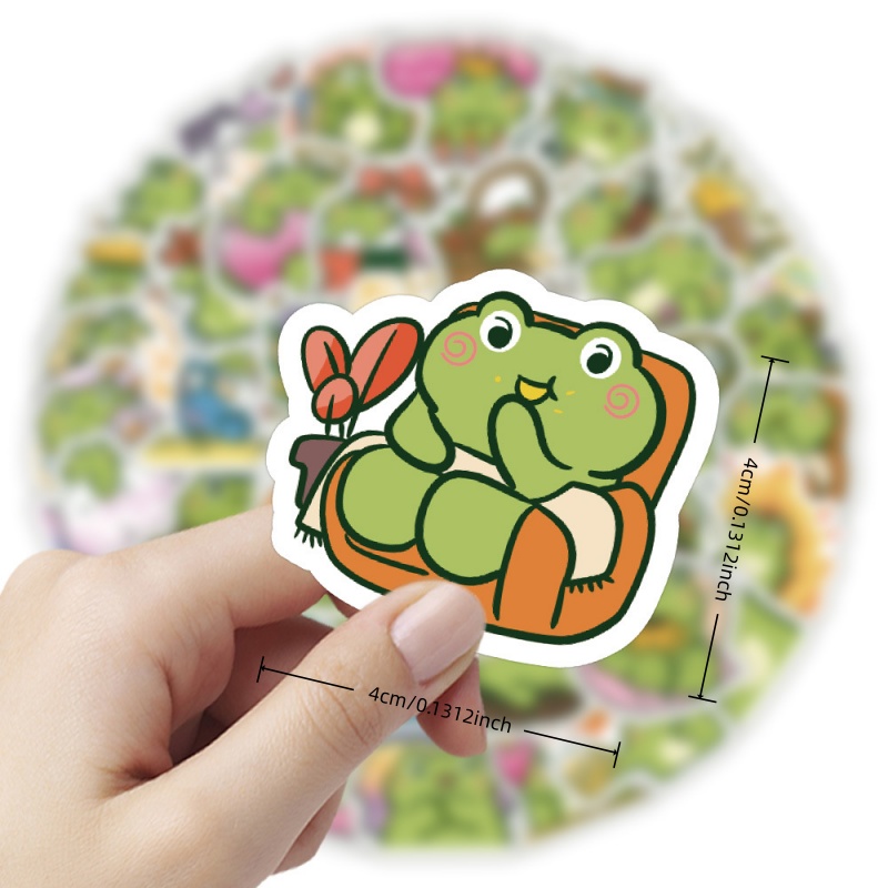สติกเกอร์กันน้ำรูปกบตาโตน่ารัก - Phone Cases You Can Design บทวิจารณ์และราคา