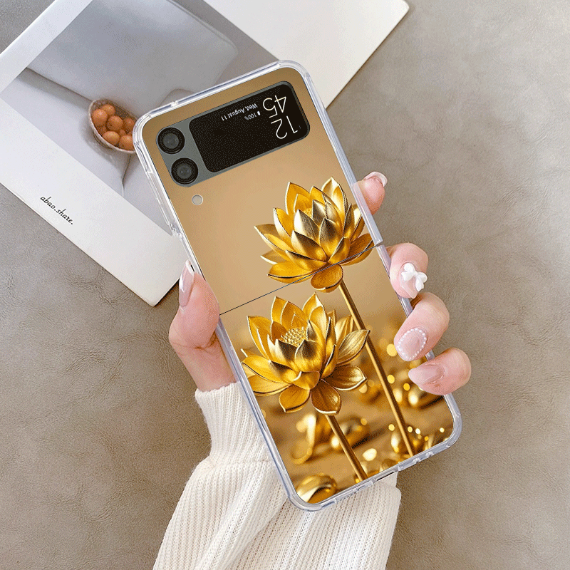 เคสโทรศัพท์ลายดอกบัวสีทองสุดสร - Phone Cases Z Fold 7 บทวิจารณ์และราคา