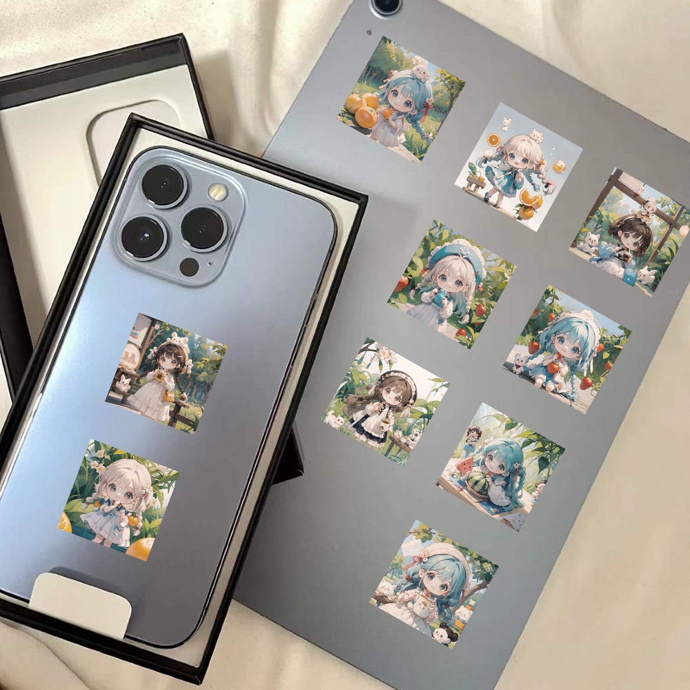 สติกเกอร์กันน้ำลายการ์ตูนสาวผล - Phone Cases You Can Design บทวิจารณ์และราคา