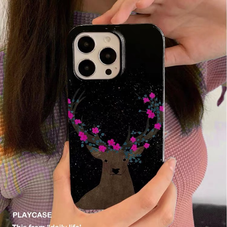 เคสโทรศัพท์ลายกวางซิก้าสีดำและ - Phone Cases Red Deer บทวิจารณ์และราคา