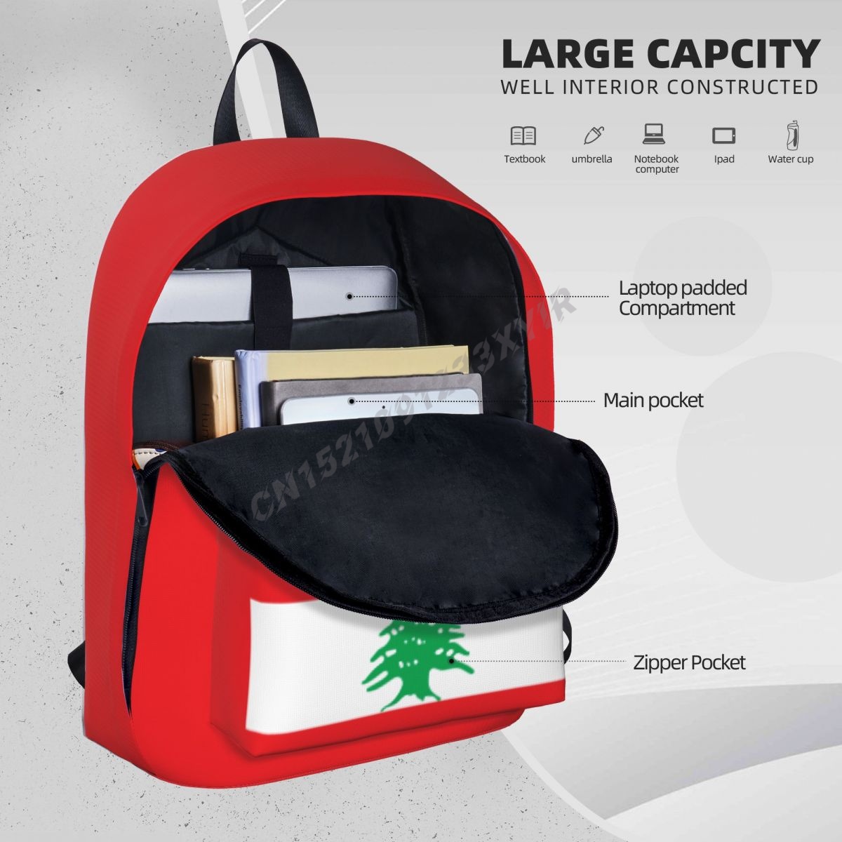 กระเป๋าเป้สะพายหลัง unisex เลบ - Phone Cases Lebanon บทวิจารณ์และราคา
