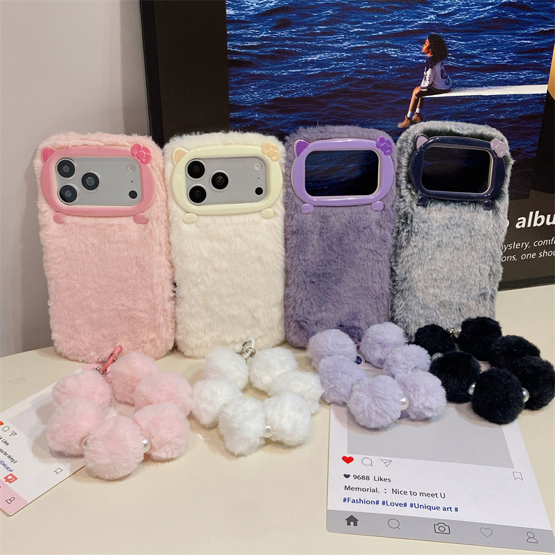 เคสโทรศัพท์ขนเฟอร์สีพื้นสุดหรู - Phone Cases For Iphone 15 บทวิจารณ์และราคา