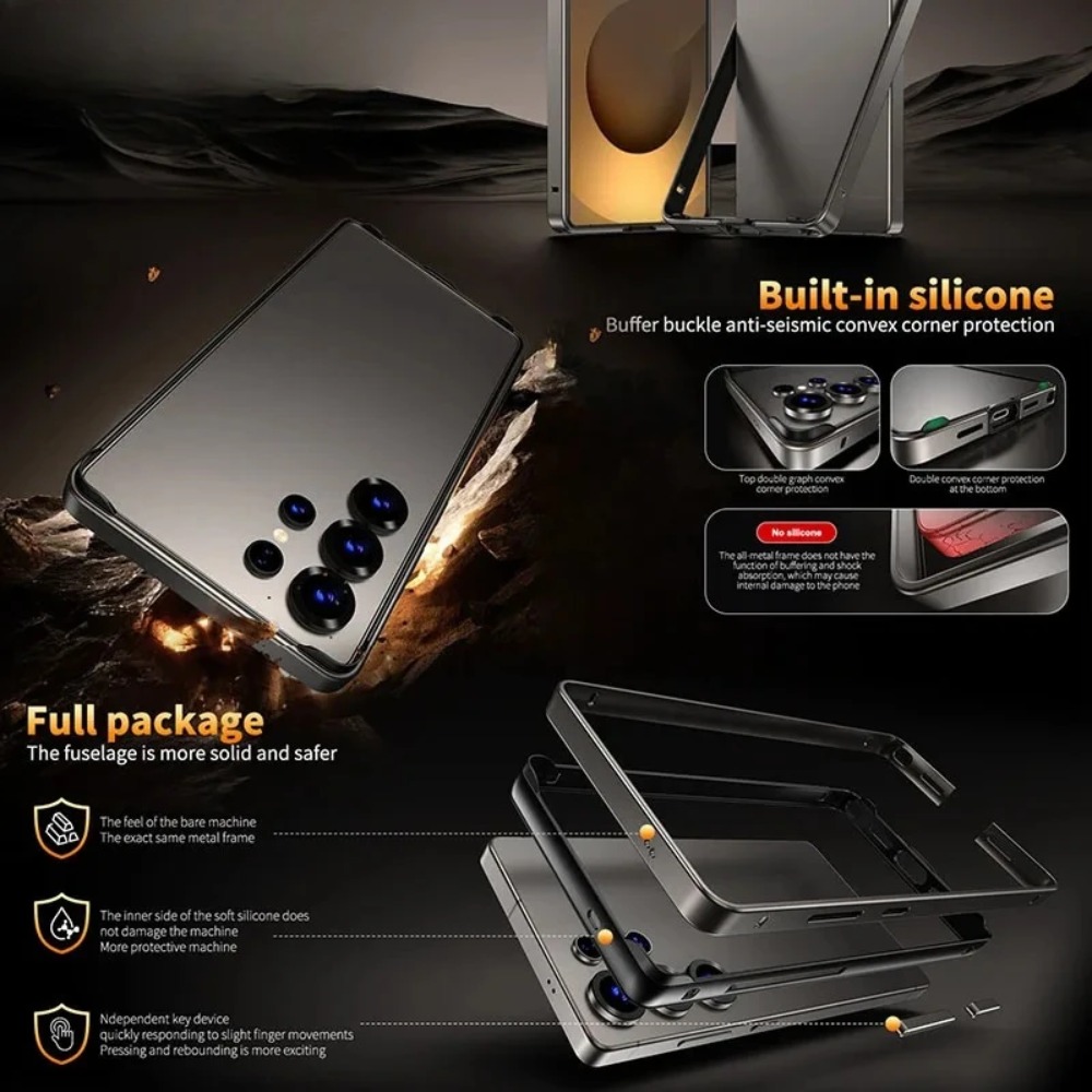 เคสกรอบโลหะอลูมิเนียมสำหรับซัม - Heat Dissipation Case บทวิจารณ์และราคา