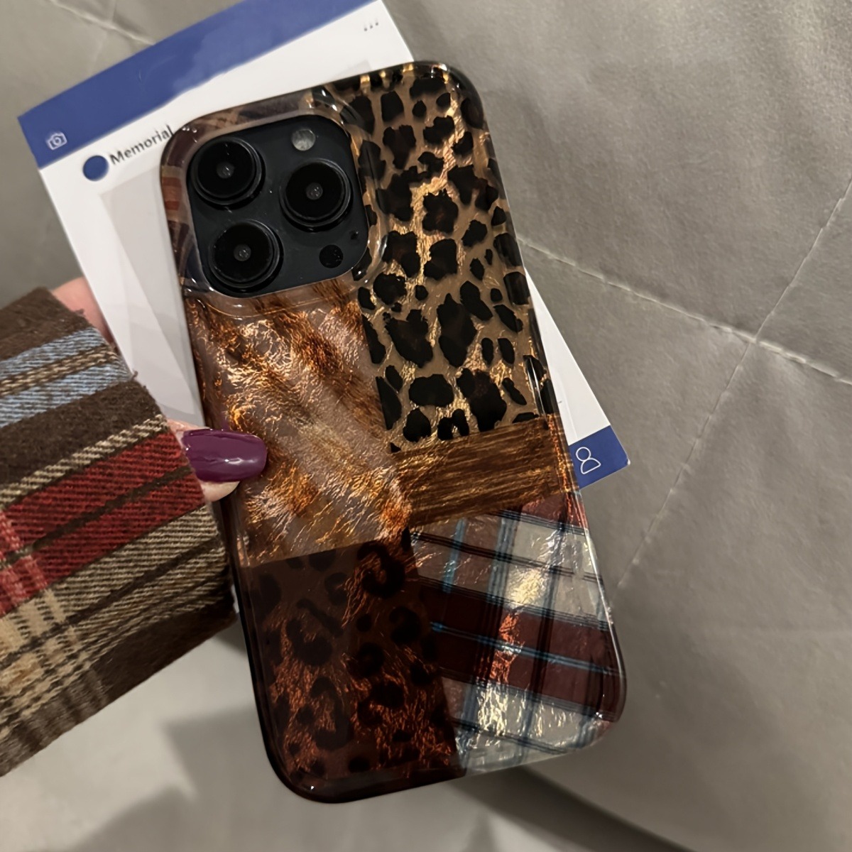 เคสโทรศัพท์ลายเสือดาวและลายฟอย - Phone Cases Designer บทวิจารณ์และราคา