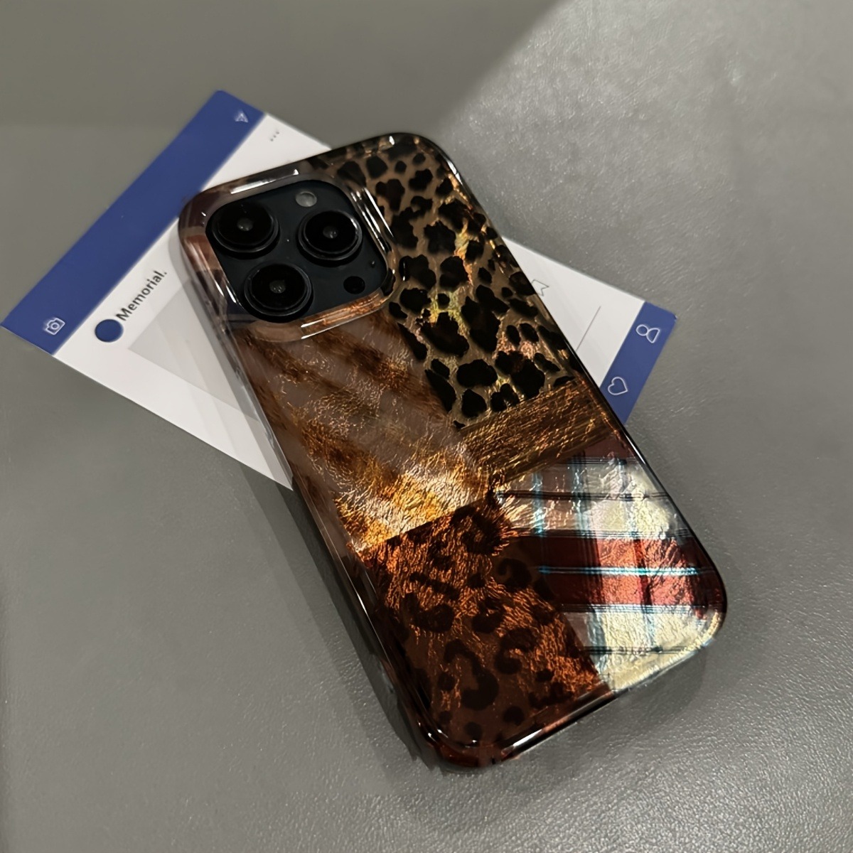 เคสโทรศัพท์ลายเสือดาวและลายฟอย - Phone Cases Designer บทวิจารณ์และราคา