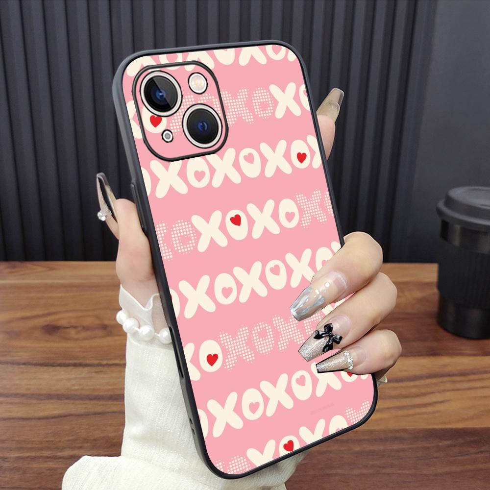 เคสโทรศัพท์ลายแฟชั่น Xoxo สีชม - Phone Cases Girls บทวิจารณ์และราคา