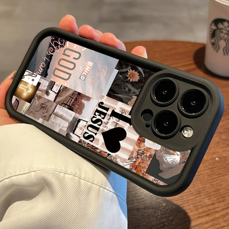 พระเยซูCollageรูปแบบหนากันกระแ - Phone Cases Arc บทวิจารณ์และราคา