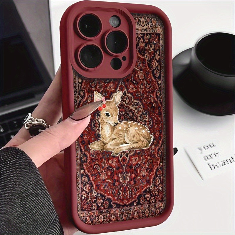 เคสโทรศัพท์กันกระแทก TPU ลายกว - Phone Cases Red Deer บทวิจารณ์และราคา