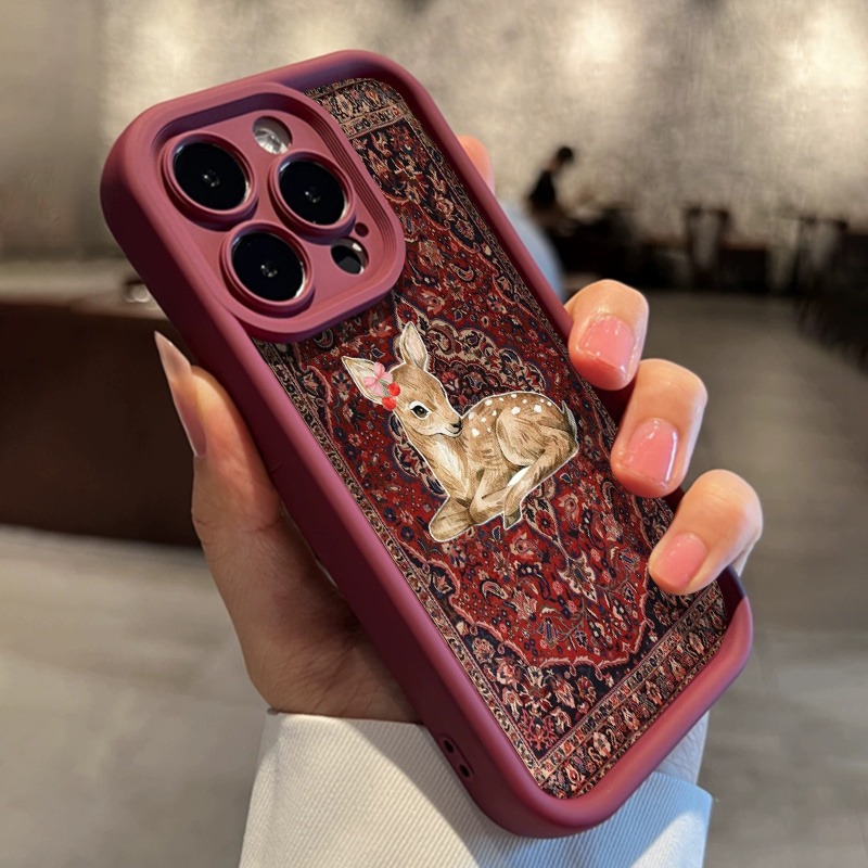 เคสโทรศัพท์กันกระแทก TPU ลายกว - Phone Cases Red Deer บทวิจารณ์และราคา