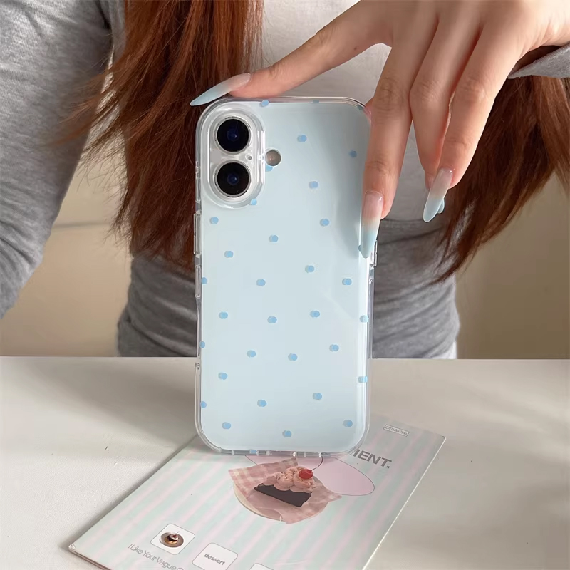 เคสโทรศัพท์ลายการ์ตูนจุดสีฟ้าช - Phone Cases Girls บทวิจารณ์และราคา