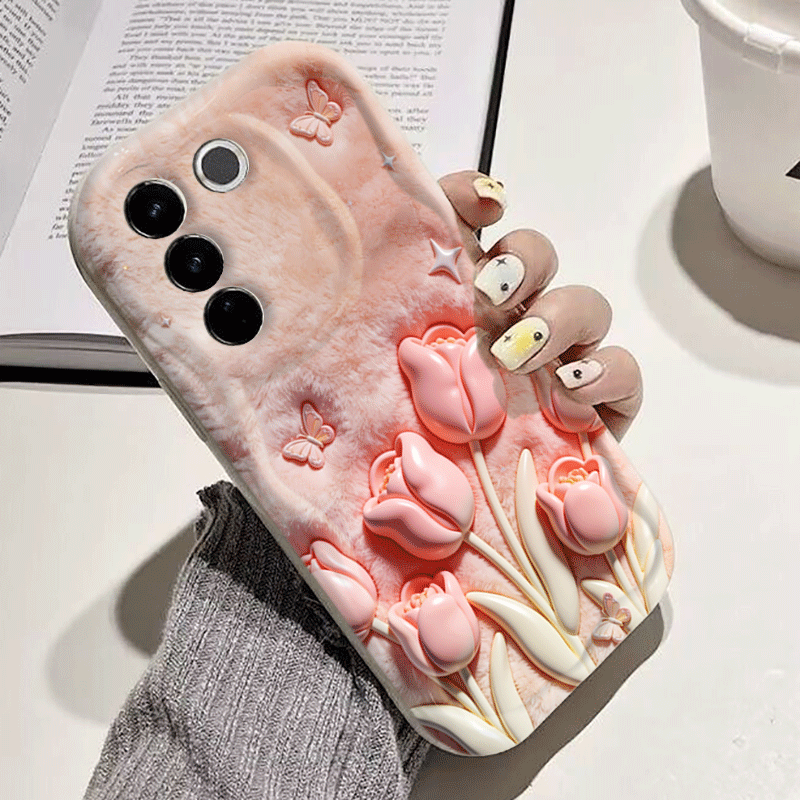 เคสโทรศัพท์ลายดอกทิวลิปสีชมพูแ - Phone Cases Designer บทวิจารณ์และราคา