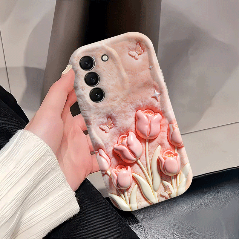 เคสโทรศัพท์ลายดอกทิวลิปสีชมพูแ - Phone Cases Designer บทวิจารณ์และราคา