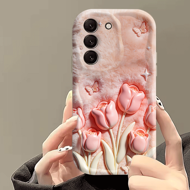 เคสโทรศัพท์ลายดอกทิวลิปสีชมพูแ - Phone Cases Designer บทวิจารณ์และราคา