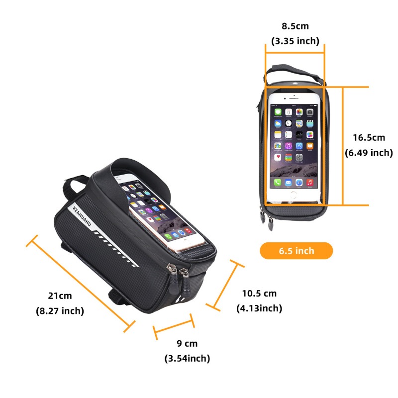กระเป๋าติดจักรยานแบบติดท่อด้าน - Phone Cases Youtube บทวิจารณ์และราคา