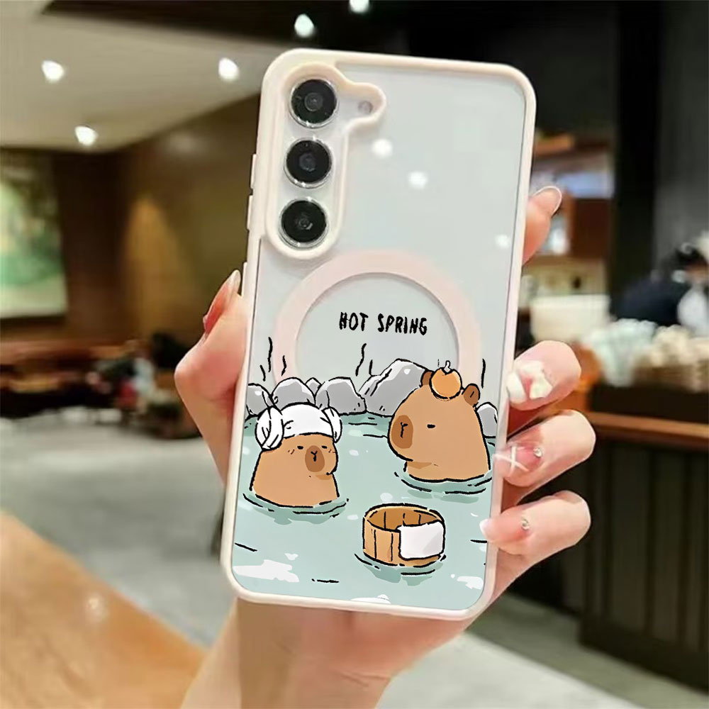 เคสโทรศัพท์แม่เหล็กใสลายคาปิบา - Phone Cases Samsung S25 บทวิจารณ์และราคา
