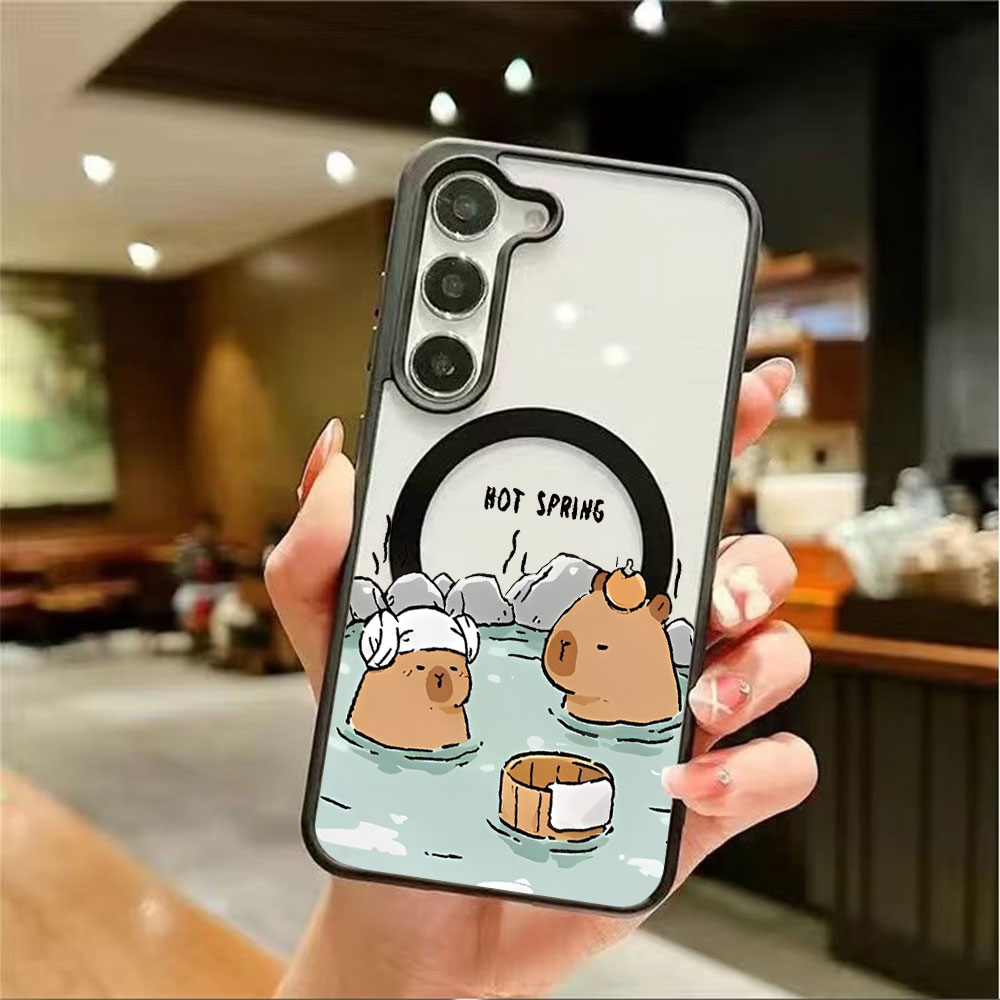 เคสโทรศัพท์แม่เหล็กใสลายคาปิบา - Phone Cases Samsung S25 บทวิจารณ์และราคา