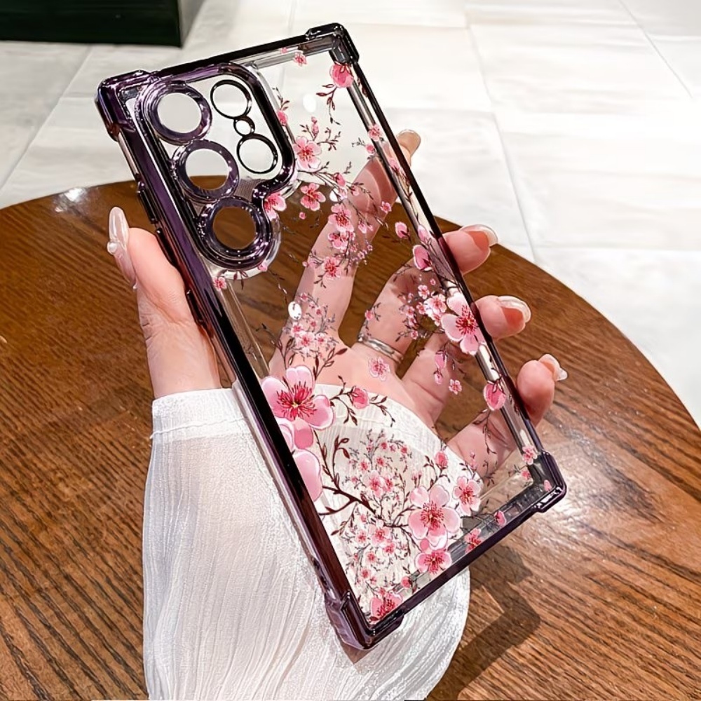 เคสโทรศัพท์เคลือบลายดอกซากุระ  - Phone Cases Samsung S25 บทวิจารณ์และราคา